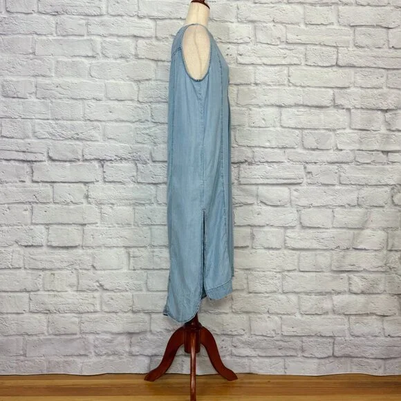 Lovestitch Chambray Midi Dress - Picture 3 of 6